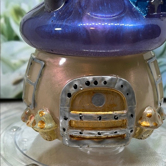 Enchanted Purple and Silver Mushroom House Decor - Picture 9 of 11